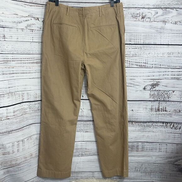 ReDone Pants womens size 31 washed khaki Y2K 90s wide leg cotton High rise New - Picture 6 of 13